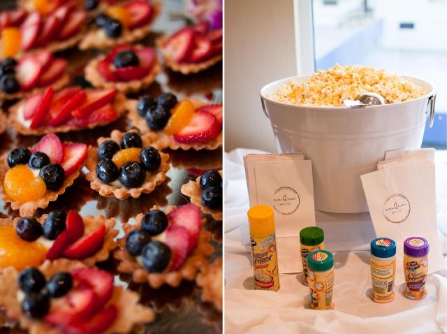 tarlets, popcorn bar, reception, nashville, wedding